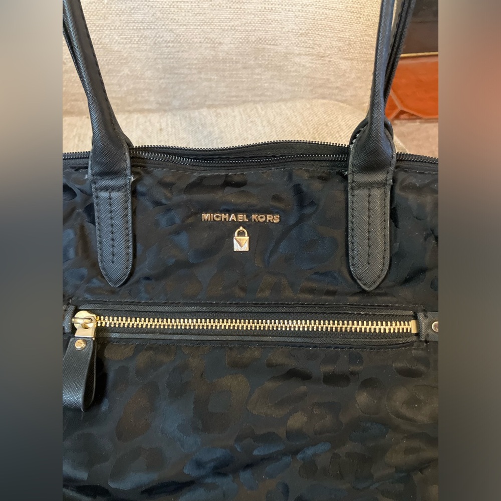Michael kors black cheetah print purse - Picture 2 of 7